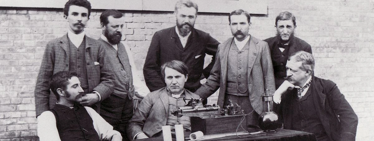 Posing with Perfected Phonograph