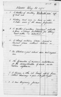 1875 "To-Do" List